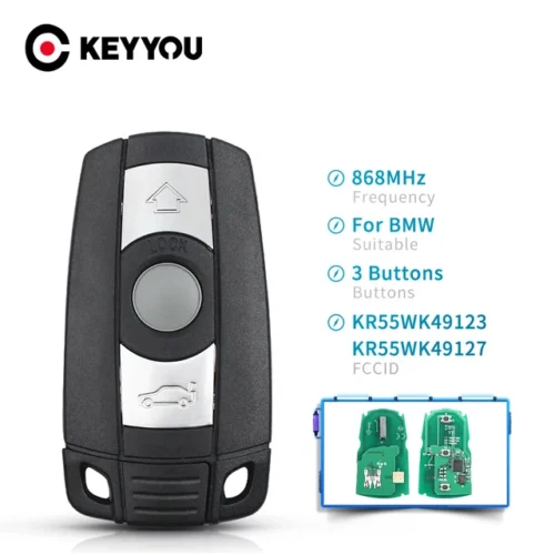 KEYYOU Car Remote Control Smart Key 315MHz/868MHz